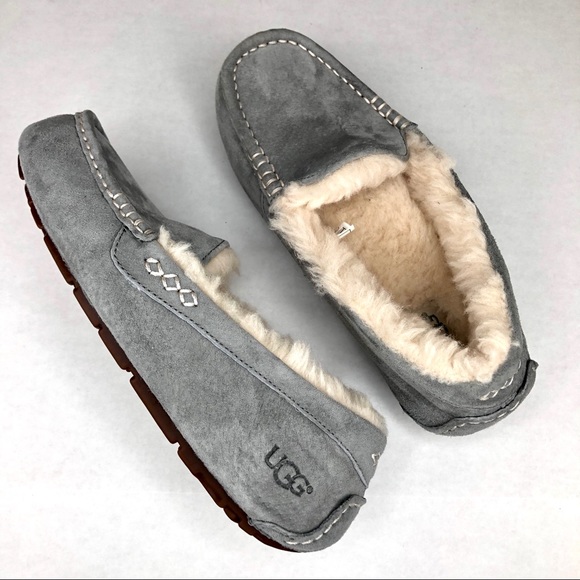 ❎SOLD UGG Ansley Loafer Slipper Moccasin Gray Sz 7 - Picture 4 of 8